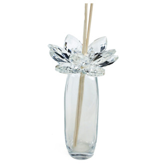 Profumatore in Vetro Fiore in Cristallo Diffusore Nozze Matrimonio Comunione Diffusore Profumo