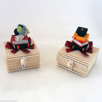 Scatoline in bambu per laurea