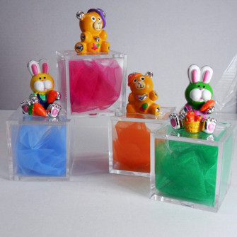 Barattoli con Animaletti in plexiglass
