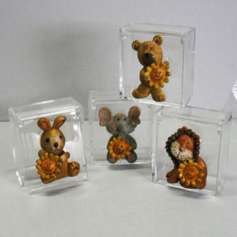 Scatoline Piatte con animaletti