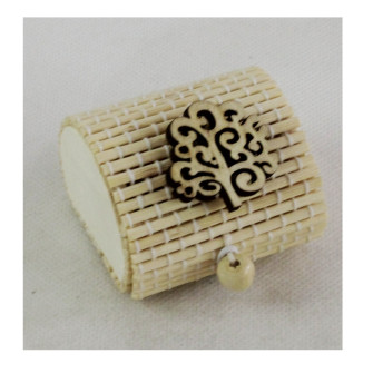 Scatola Portaconfetti in Bambu Albero della Vita Bambù Confettata Segnaposto