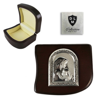 Scatola Portagioie Madonna con Bambino Svuotatasche Portagioielli Beauty Case