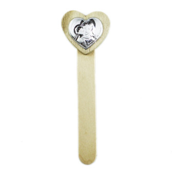 Segnalibro Cuore Madonna con Bambino Segnaposto Pensierino Confettata