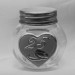 Barattolo in vetro 25 Anniversario di Matrimonio (kit 12 pezzi)