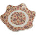 Bomboniera Piatto in Porcellana Decorata Stile Orientale Bore More, Svuotatasche , Centrotavola, per Matrimonio, Battesimo, Anniversario, Comunione, Cresima diamatro 21cm altezza 5cm