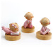 Apri Bottiglie Apribottiglie con Calamita Moderno Design Tondo in Legno Bambina Bimba Bebè Neonato Nascita Battesimo
