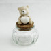 Barattolo in Vetro con Orso Orsetto Orsacchiotto in ceramica