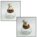 Barattolo in Vetro con Orso Orsetto Orsacchiotto in ceramica