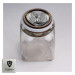 Barattolo in vetro Shabby Chic Tappo Cuore con Calice della Prima Comunione Portaconfetti