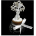 Barattolo zucca tondo in vetro con tappo in sughero e Icona Albero della Vita Coppia Sposi Matrimonio Anniversario Nozze Portaconfetti Segnaposto Confettata