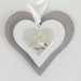Icona cuore in legno per 50 anniversario di matrimonio completa di scatola