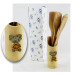 Bomboniera Utile Porta Posate Mestoli in legno Animali Elefante Leone Coniglio Orsetto Cucina Shabby Chic