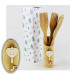 Bomboniera Utile Porta Posate Mestoli in legno Chiave Ancora Marinaio Mare Bianco Cucina Shabby Chic