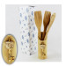 Bomboniera Utile Porta Posate Mestoli in legno Chiave Libro Calice Comunione Cucina Shabby Chic