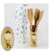 Bomboniera Utile Porta Posate Mestoli in legno Chiave Stella Marina Mare Cucina Shabby Chic