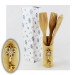 Bomboniera Utile Porta Posate Mestoli in legno Chiave Quadrifoglio Portafortuna Cucina Shabby Chic