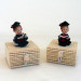 Scatoline in bambu con laureati in resina (24 pezzi)