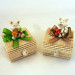 Scatoline in bambu con gattini in resina (24 pezzi)