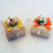 Scatoline in bambu con gattini in resina (24 pezzi)