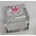 Scatola portagioie con fiore in cristallo vari colori_Rosa_Grande 6.5x7x7cm