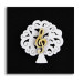 Calamita Albero della Vita con Chiave di Violino Sol Musica Confettata Segnaposto