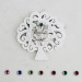 Calamita Albero della Vita e Blasone in Cristallo Quadrifoglio Portafortuna Confettata Segnaposto