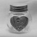 Barattolo in vetro con Calice Comunione (kit 12 pezzi)