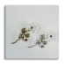 Fiore in cristallo Coppia Fiori Segnaposto 25 50 Anniversario Confettata Nozze