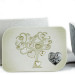Icona in Ecopelle Cuore e Albero della Vita Oro Confettata Idea Regalo