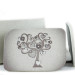 Icona in Ecopelle Eco pelle Albero della Vita con Cuori Confettata Idea Regalo