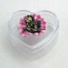 Scatolina cuore in plastica rigida nascita bimba (kit 24 pezzi)