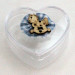 Scatolina cuore in plastica rigida nascita bimbo (kit 24 pezzi)