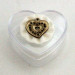 Scatolina cuore in plastica rigida fiore farfalla per matrimonio nascita compleanno