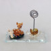 Portafoto Cerbiatto con Fiore in cristallo (kit 6 pezzi)