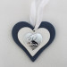Icona cuore in legno per 50 anniversario matrimonio con scatola (kit 12 pezzi)