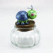Barattolo in vetro con Coccinella Tartaruga Farfalla Blu (kit 12 pezzi)