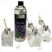 Kit 5 pz Profumatore in Vetro con Ricarica Profumo Essenza Lavanda Diffusore per Ambienti 500ml