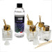 Kit 5 pz Profumatore in Vetro con Ricarica Profumo Essenza Lavanda Diffusore per Ambienti