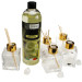 Kit 5 pz Profumatore in Vetro con Ricarica Profumo Essenza Lime Ginger Limone Agrumi Diffusore per Ambienti 500ml