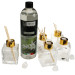 Kit 5 pz Profumatore in Vetro con Ricarica Profumo Essenza Muschio Bianco Diffusore per Ambienti 500ml