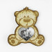 Magnete Calamita Orso Orsetto in Legno Cuore Madonna con Bambino Segnaposto Confettata 