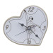 Orologio Cuore con Ballerina Danza Classica Dance inciso in legno Festa 18 Anni Diciottesimo Compleanno da Scrivania