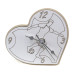 Orologio Cuore con Calciatore Giocatore Calcio Football inciso in legno Festa 18 Anni Diciottesimo Compleanno da Scrivania