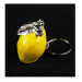 Portachiavi Ciondolo Frutta Mela Ananas Banana Uva Limone Laurea in Agraria Confettata Segnaposto