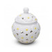 Potiche cofanetto, ceramica decoro margherite _grande