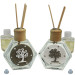 Profumatore Esagonale in Vetro con Albero della Vita Life Tree Comunione Nozze Diffusore per Ambienti Profumo
