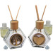 Profumatore Esagonale in Vetro con Albero della Vita Life Tree Cuore Comunione Nozze Matrimonio Diffusore per Ambienti Profumo