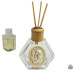 Profumatore Esagonale in Vetro con Icona Medaglione Bimba Calice Prima Comunione Grappolo d'uva Vite Diffusore per Ambienti Profumo
