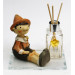 Profumatore in vetro con Pinocchio Burattino Medio Marionetta Favola Fiaba Nascita Battesimo Comunione Diffusore profumo