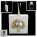 Profumatore Moderno in Legno Bianco Albero della Vita Matrimonio e Coppia Fedi 25 Anniversario Nozze d'Argento Venticinquesimo Shabby Chic Diffusore Profumo